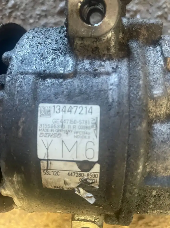 Opel Corsa D (2006 - 2010) 4472808590 Компрессор (насос) кондиционера воздуха — фото 3