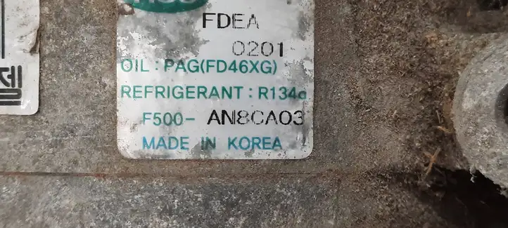 Kia Ceed (2010 - 2012) F500AN8CA03 Компрессор (насос) кондиционера воздуха — фото 4