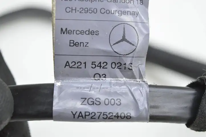 Mercedes-Benz S W221 (2005 - 2013) Минусовой провод аккумулятора — фото 9
