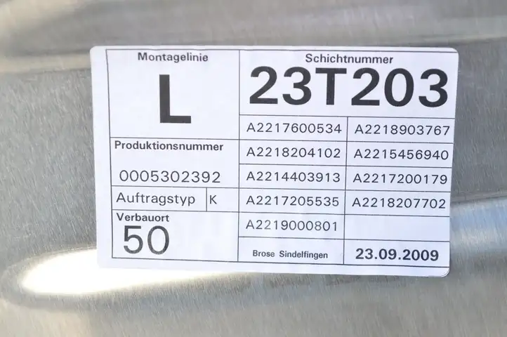 Mercedes-Benz S W221 (2005 - 2013) A0038212751 Стеклоподъемник передней двери (без мотора) — фото 4