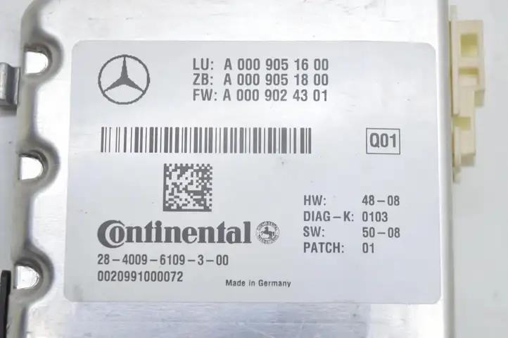 Mercedes-Benz S W221 (2005 - 2013) A0009051600 Камера в лобовом стекле — фото 6