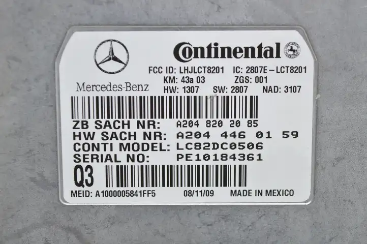 Mercedes-Benz S W221 (2005 - 2013) A2048202085 Блок GSM — фото 6