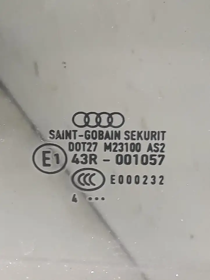 Audi A4 S4 B7 8E 8H (2004 - 2009) AS2 Стекло задней двери — фото 2