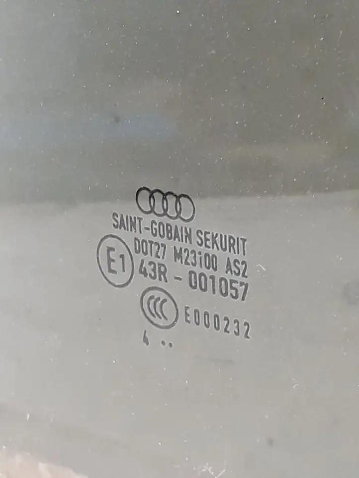 Audi A4 S4 B7 8E 8H (2004 - 2009) AS2 Стекло задней двери — фото 2