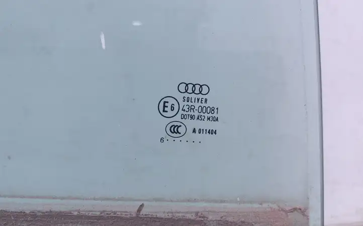 Audi A4 S4 B7 8E 8H (2004 - 2009) AS2 Стекло задней двери — фото 2
