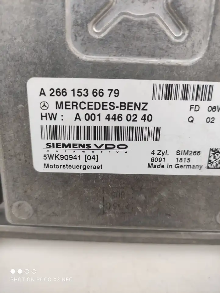 Mercedes-Benz B-class W245 (2005 - 2008) A2661536679 Комплект системы зажигания — фото 5