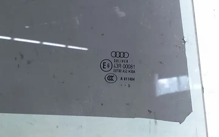 Audi A6 S6 C6 4F (2004 - 2008) 43R00081 Стекло задней двери — фото 2