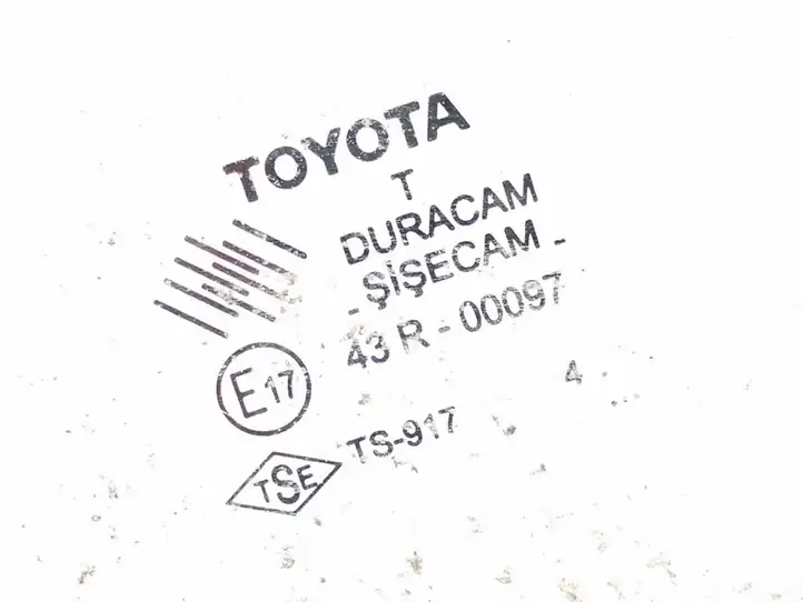 Toyota Corolla Verso E121 (2004 - 2007) Стекло задней двери — фото 2