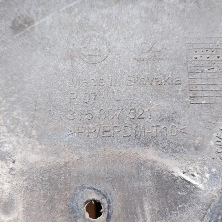 Skoda Superb B6 (3T) (2008 - 2015) 3T5807521 Нижняя часть переднего бампера — фото 3