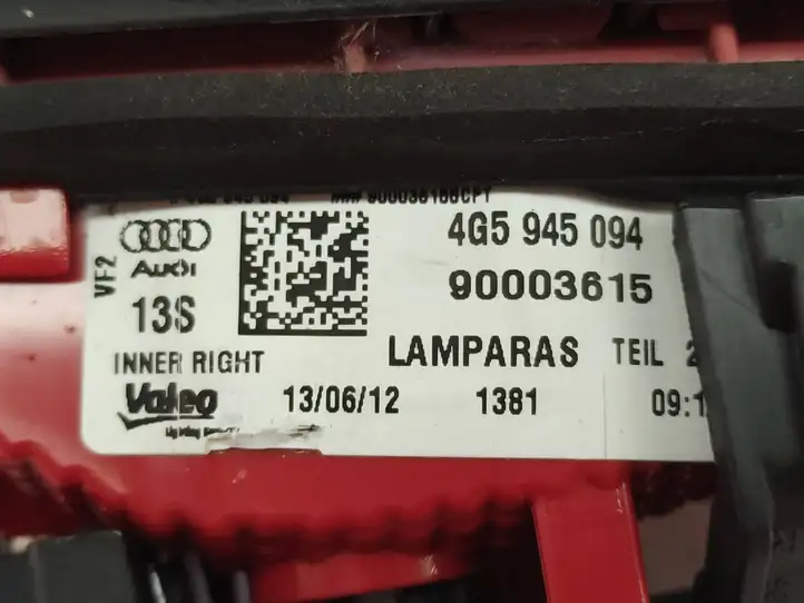 Audi A6 C7 (2011 - 2014) 4G5945094 Комплект задних фонарей — фото 2