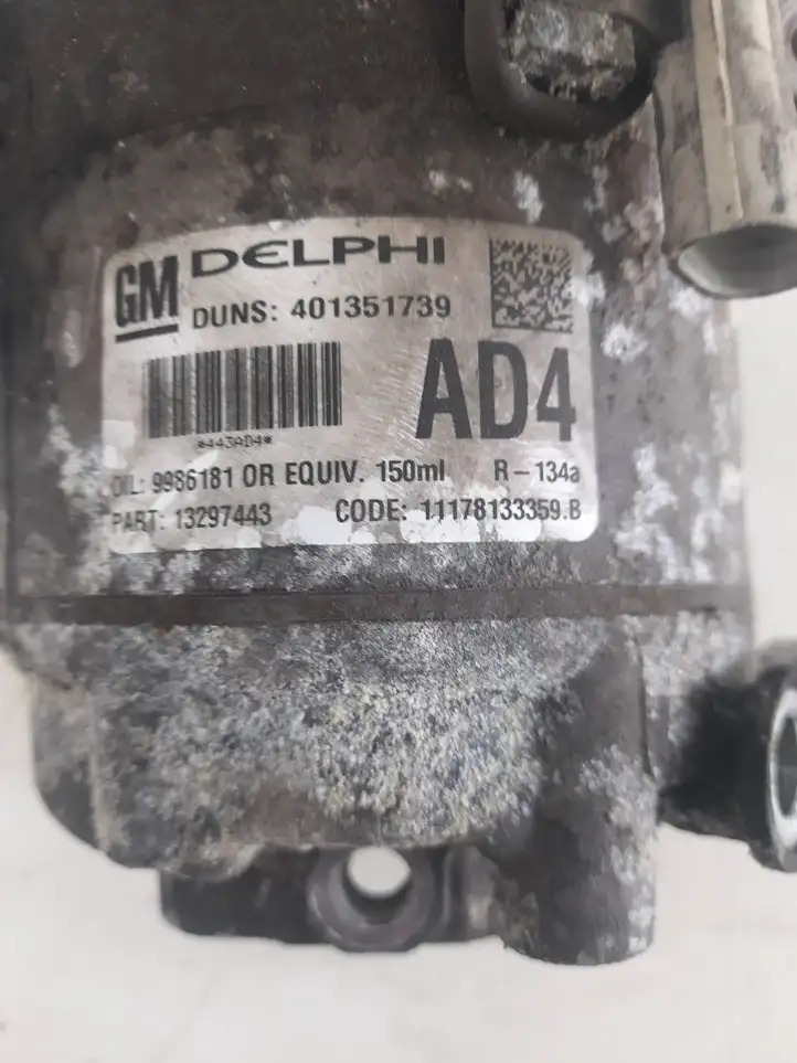 Opel Astra H (2004 - 2009) 401351739 Компрессор (насос) кондиционера воздуха — фото 4