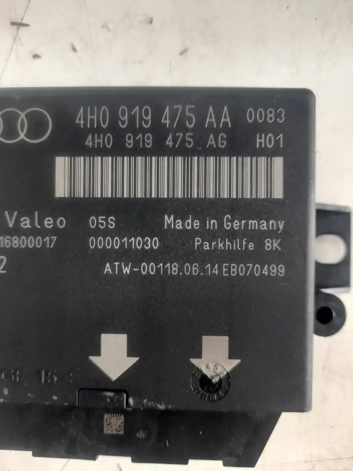 Audi A6 C7 (2011 - 2014) 4H0919475AG Блок управления парктрониками — фото 3