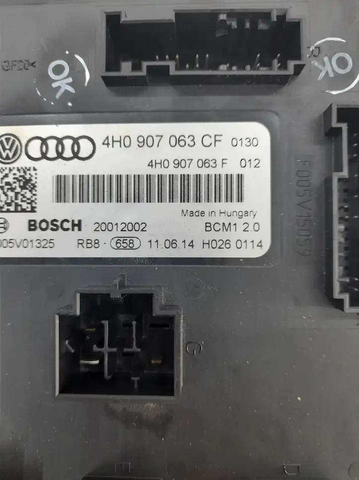 Audi A6 C7 (2011 - 2014) 4H0907063F Модуль комфорта — фото 3