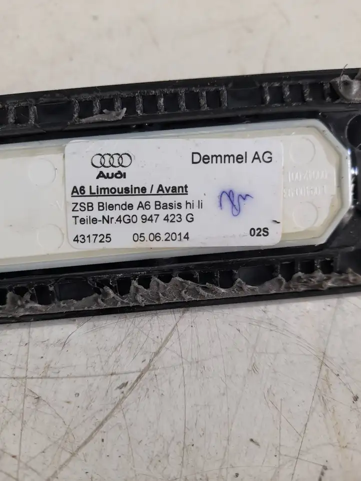 Audi A6 C7 (2011 - 2014) 4G0947423G Внутренняя отделка заднего порога — фото 4