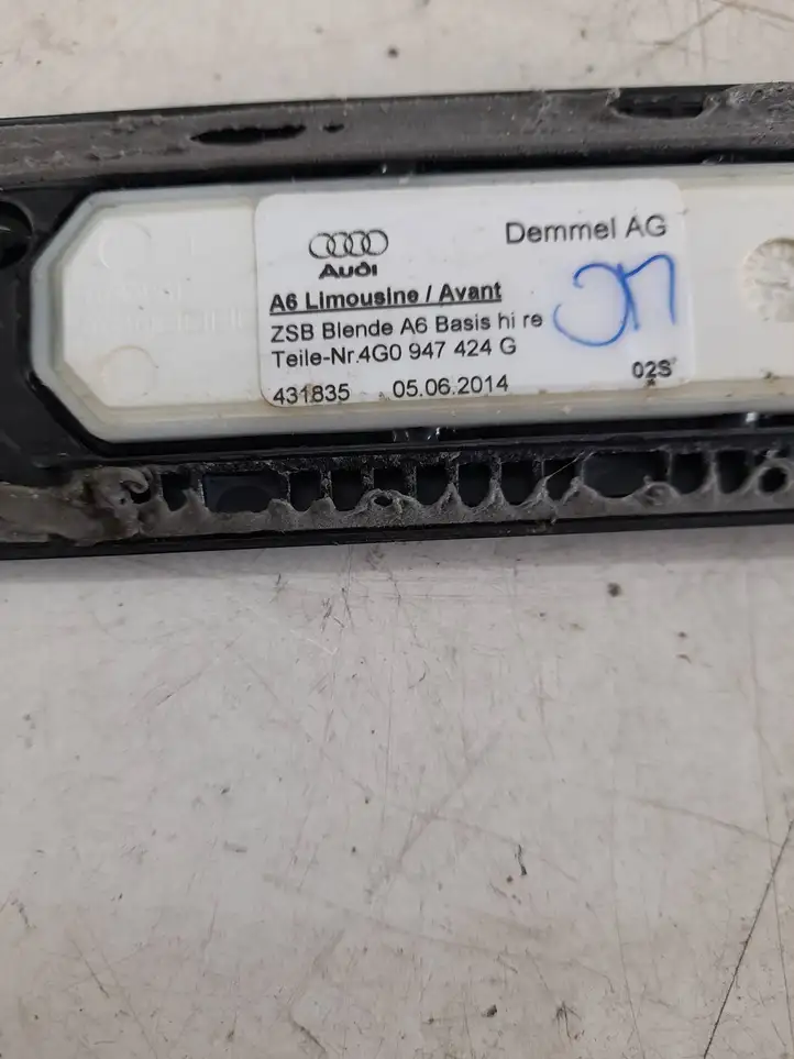 Audi A6 C7 (2011 - 2014) 4G0947424G Внутренняя отделка заднего порога — фото 3
