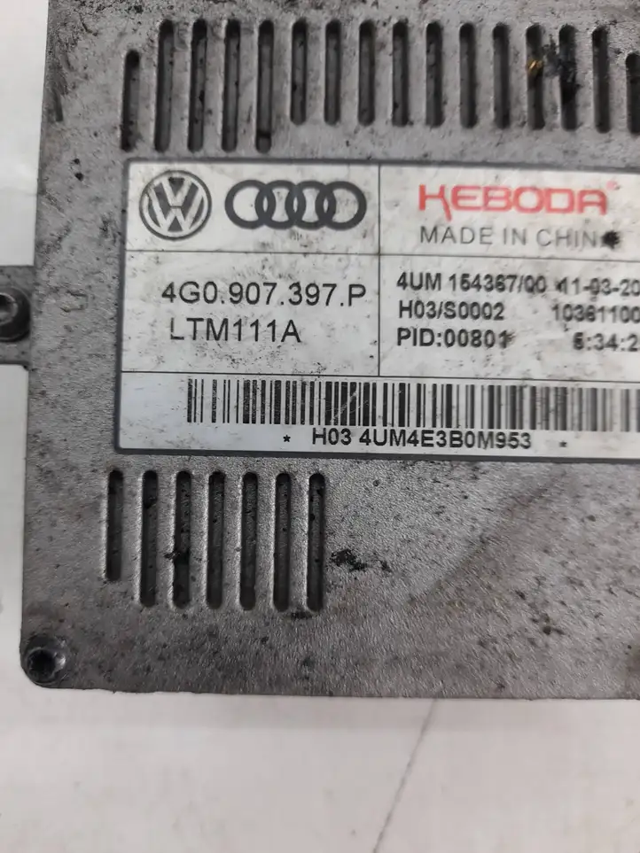 Audi A6 C7 (2011 - 2014) 4G0907397P Блок розжига ксенона — фото 3