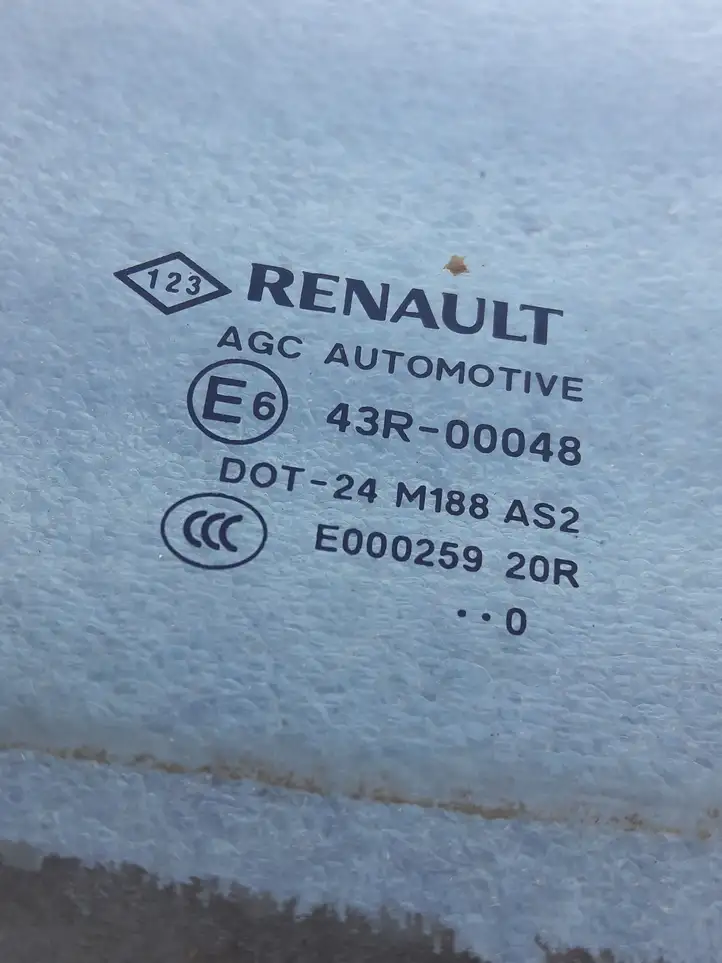 Renault Scenic III - Grand scenic III (2009 - 2016) 43R00048 Стекло задней двери — фото 4