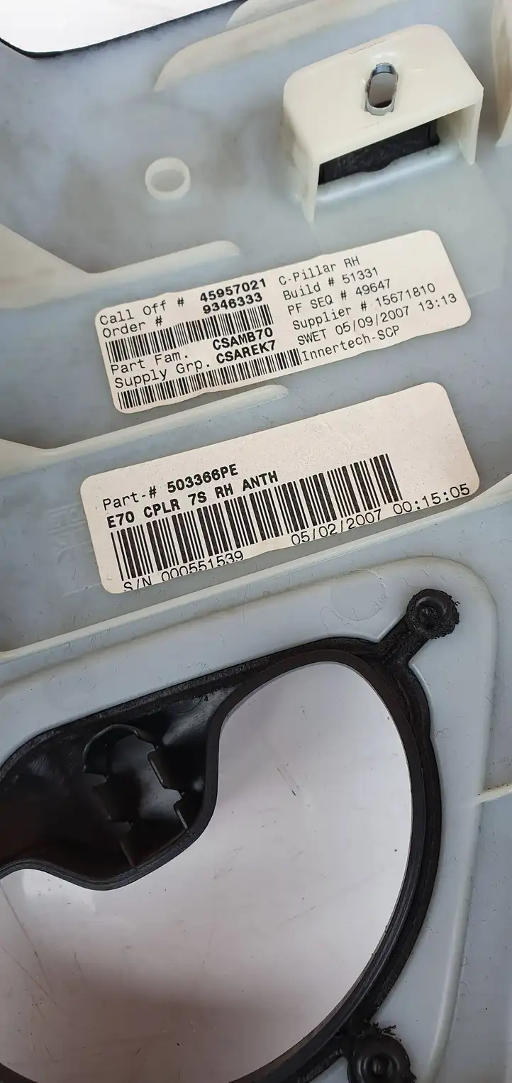 BMW X5 E70 (2006 - 2013) 15671810 Обшивка стойки A — фото 4