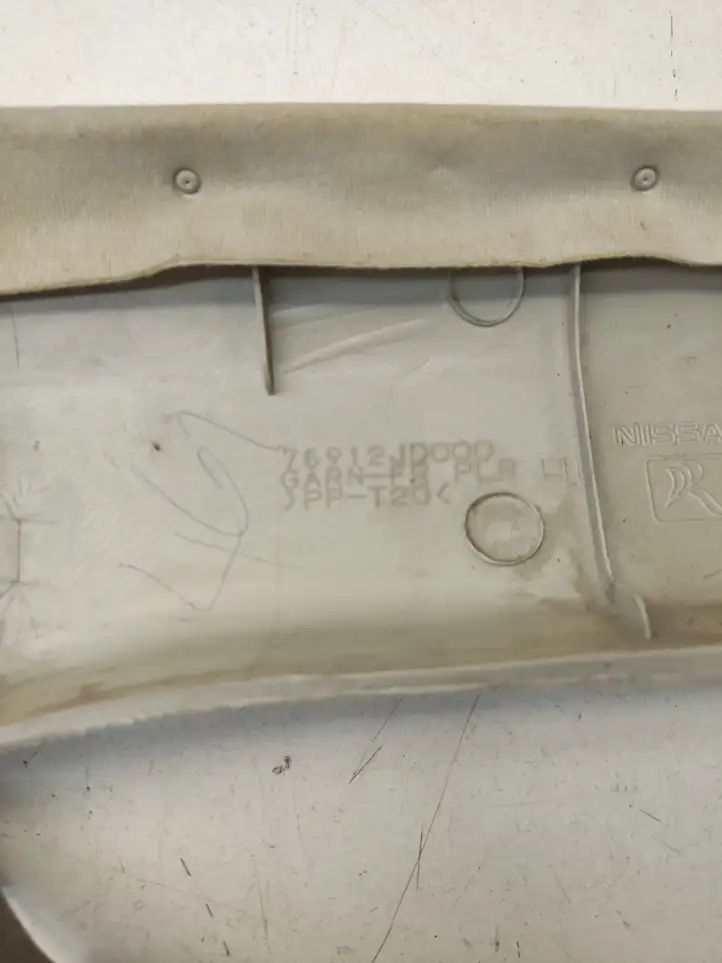 Nissan Qashqai (2006 - 2010) 76911JD000 Обшивка стойки A — фото 7