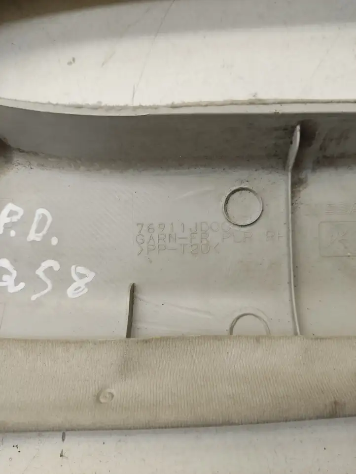 Nissan Qashqai (2006 - 2010) 76911JD000 Обшивка стойки A — фото 8