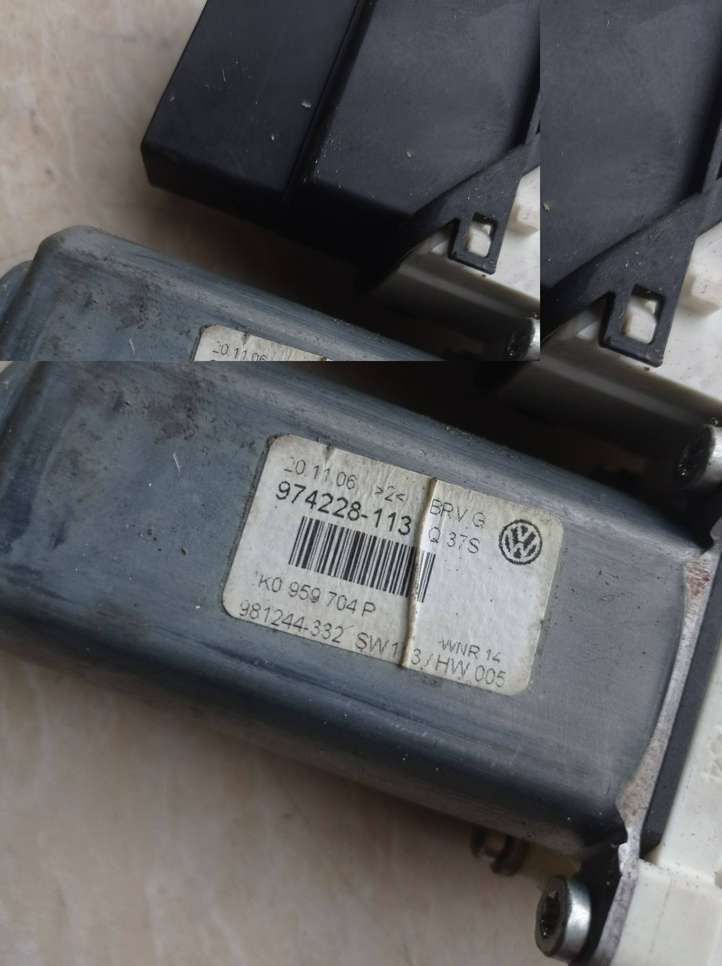 Volkswagen PASSAT B6 (2005 - 2010)  1k0959704P Механизм подъема окон задней двери