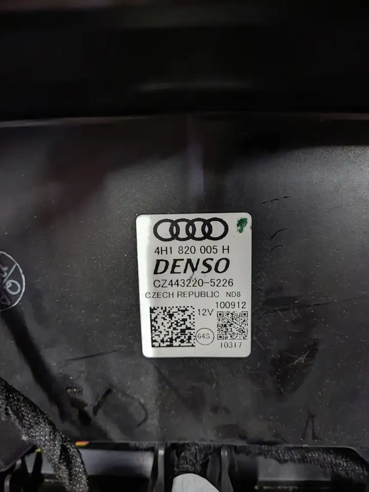 Audi A8 S8 D4 4H (2010 - 2014) 4H1820005H Комплект системы вентиляции салона — фото 4