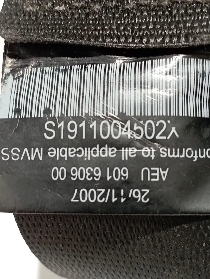 BMW 5 E60 E61 (2004 - 2010) 601629800D Передний ремень безопасности — фото 5