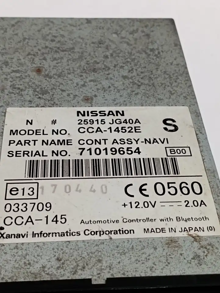 Nissan Qashqai (2006 - 2010) 25915JG40A Bluetooth модуль — фото 3