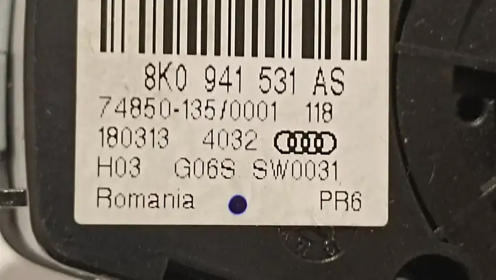 Audi Q5 SQ5 (2008 - 2012) 8K0941531 Включатель фонарей — фото 3