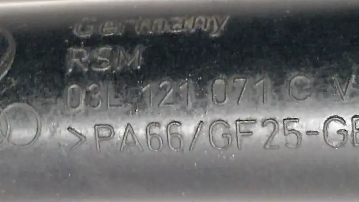 Audi A6 S6 C6 4F (2008 - 2011) 03L121071C Шланги системы охлаждения — фото 5