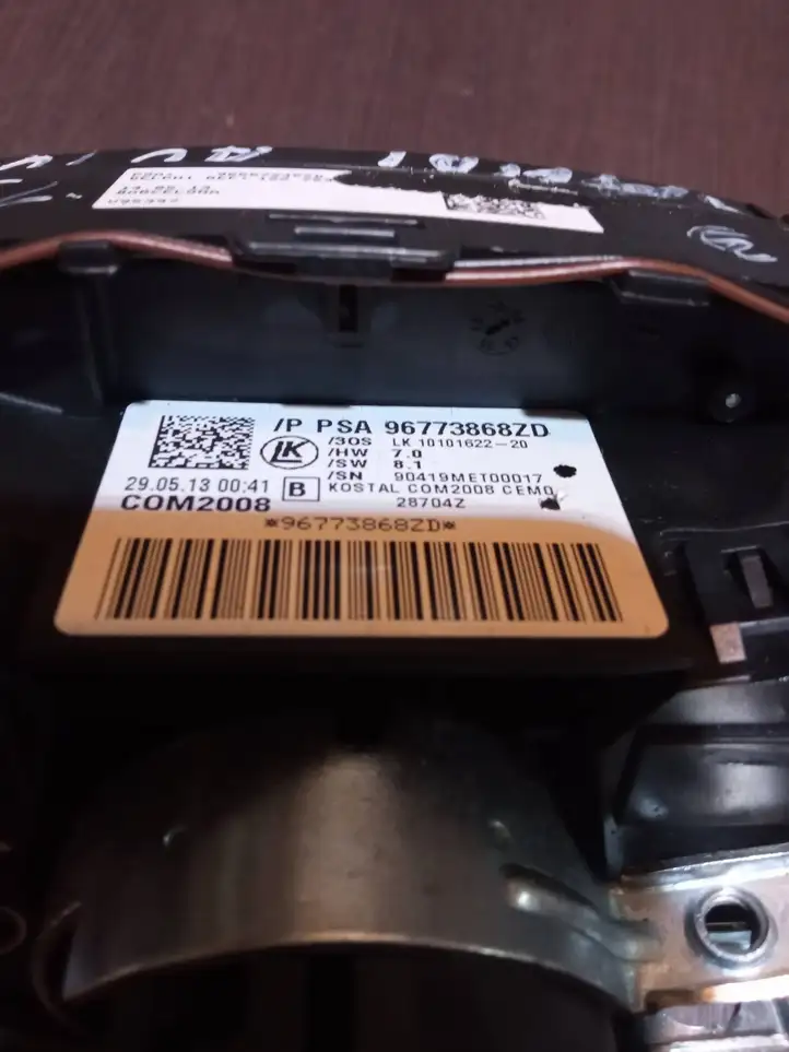Citroen C3 (2009 - 2013) 96773868ZD Контактное кольцо SRS — фото 2