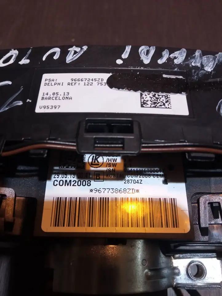 Citroen C3 (2009 - 2013) 96773868ZD Контактное кольцо SRS — фото 3
