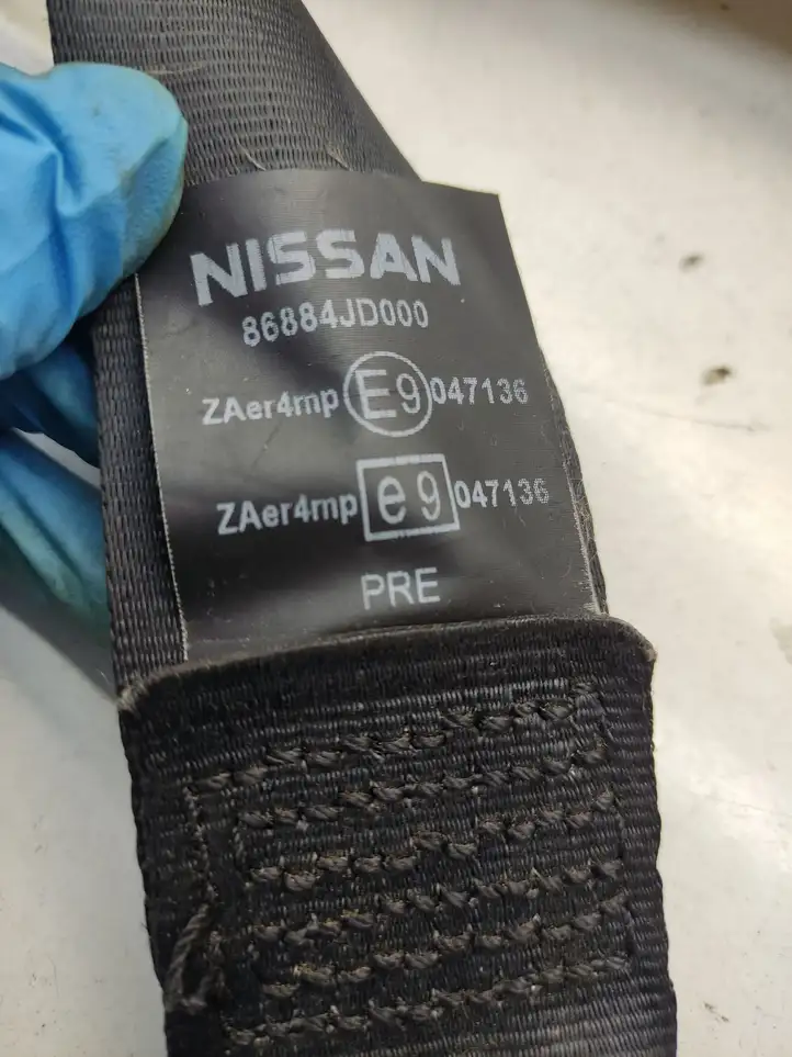 Nissan Qashqai (2006 - 2010) 86884JD000 Передний ремень безопасности — фото 7