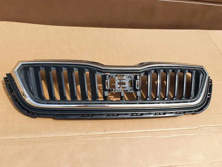 Skoda Scala (2018 - ) 657853653 Верхняя решетка радиатора — фото 1