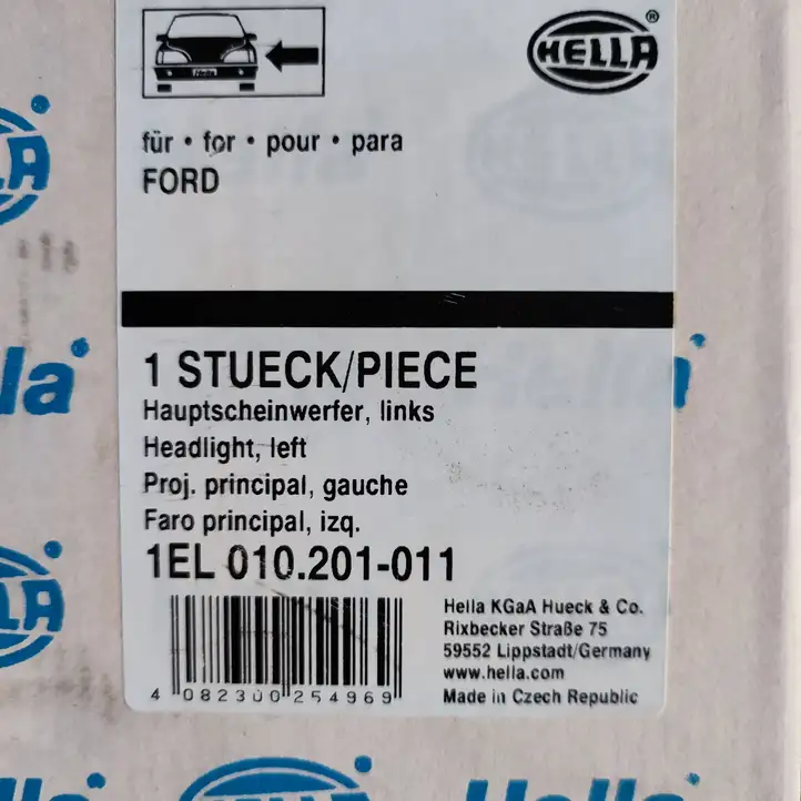Ford Focus (1998 - 2004) 1480990 Передняя фара — фото 3