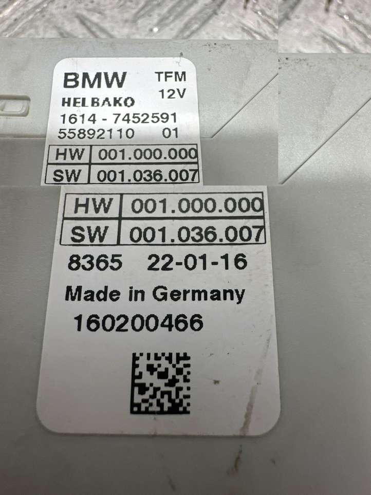 BMW 3 F30 F35 F31 (2012 - 2018)  7452591 Блок управления топливного насоса