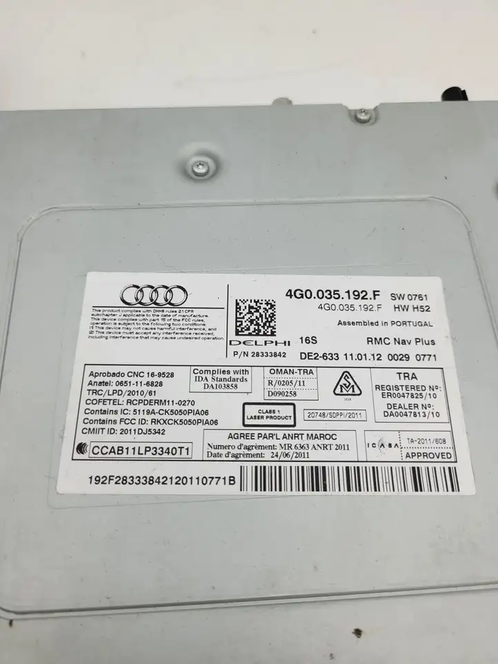 Audi A7 S7 4G (2010 - 2014) 4G0035192F Магнитола / мультимедийная система — фото 7