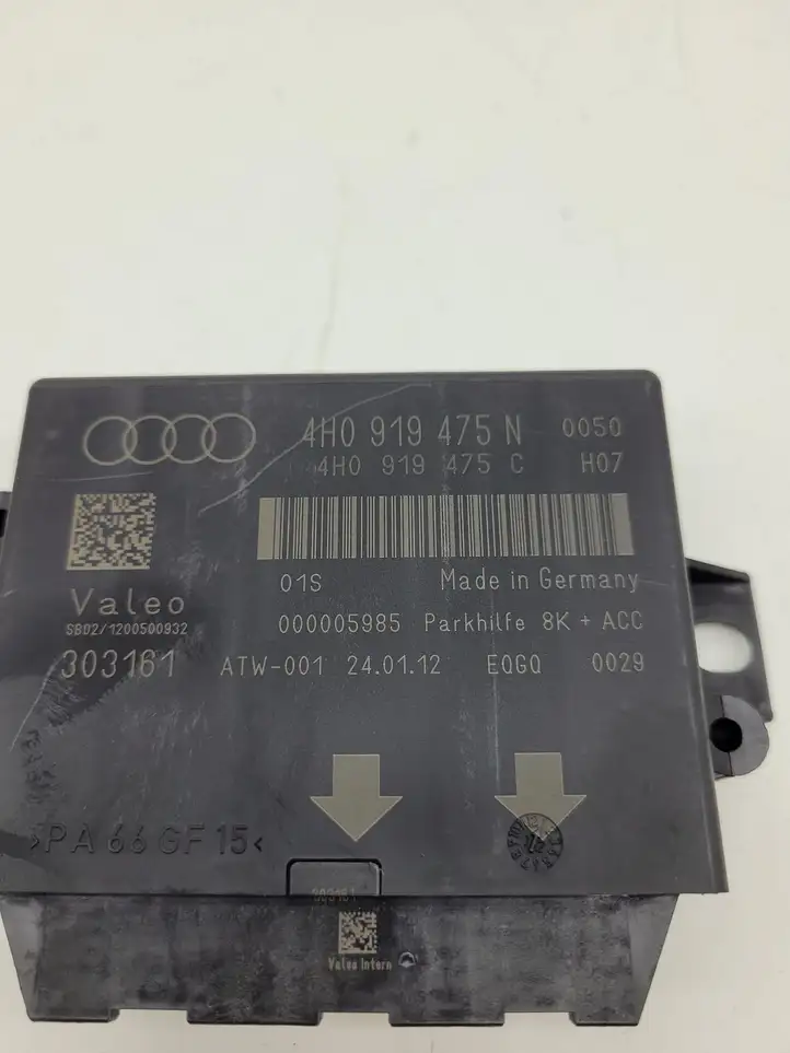 Audi A7 S7 4G (2010 - 2014) 4H0919475N Блок управления парктрониками — фото 3