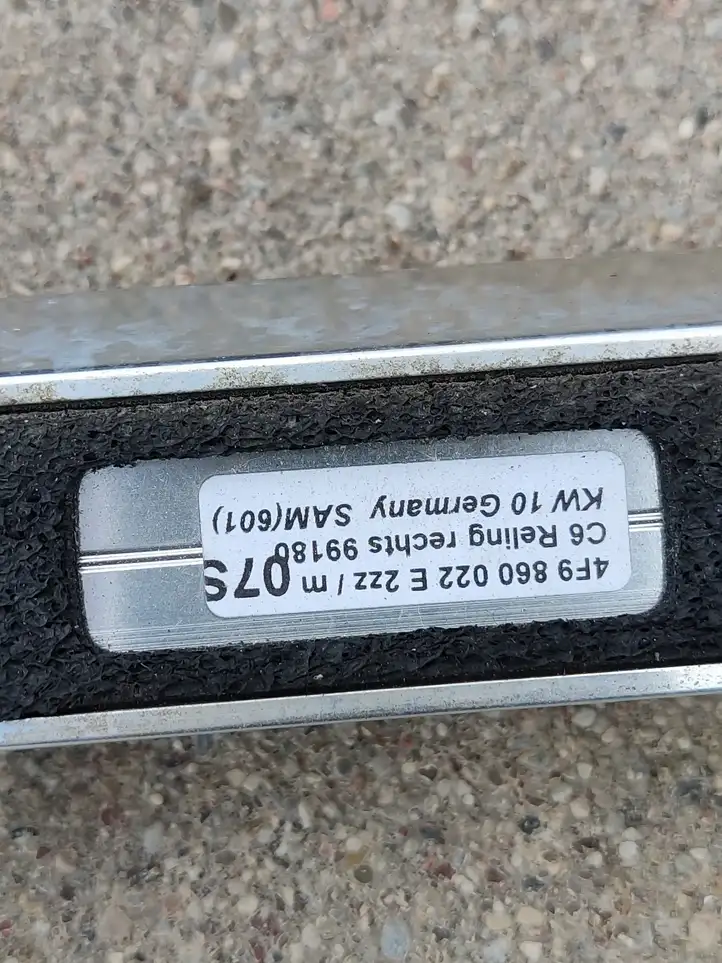 Audi A6 S6 C6 4F (2004 - 2008) 4F9860022E Рейлинги крыши — фото 3