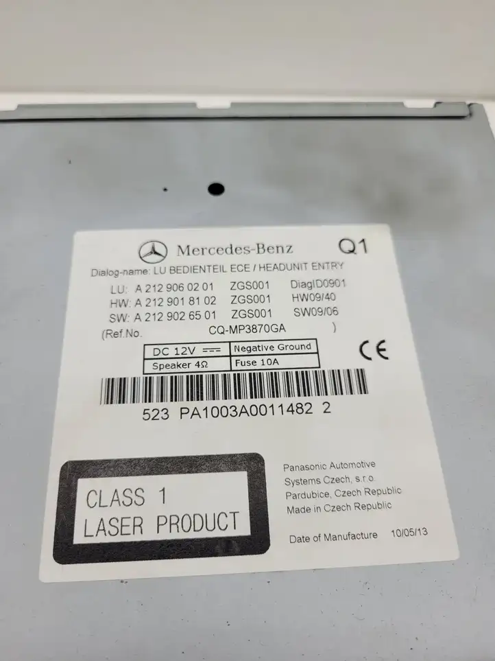 Mercedes-Benz E C207 W207 (2009 - 2017) A2129060201 Магнитола / мультимедийная система — фото 2