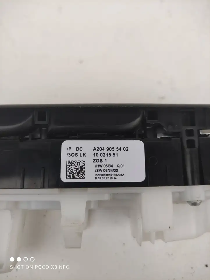Mercedes-Benz E W212 (2009 - 2016) A2049055402 Блок кнопок стеклоподъемников — фото 6