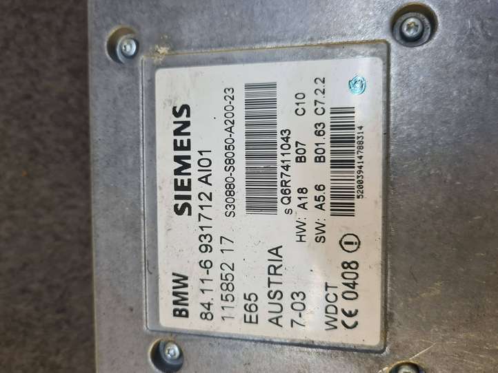 BMW 7 E65 E66 (2001 - 2008)  6931712 Блок управление GSM