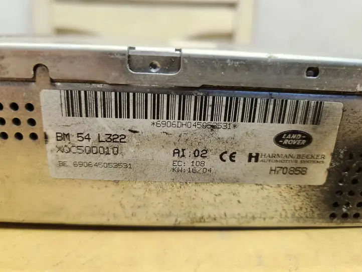 Land Rover Range Rover L322 (2002 - 2005) XQC500010 Блок Hi-Fi аудиосистемы — фото 6