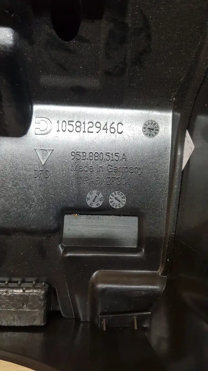 Porsche Macan (95B) (2014 - 2018) 95B880515 Обшивка рулевой колонки — фото 2