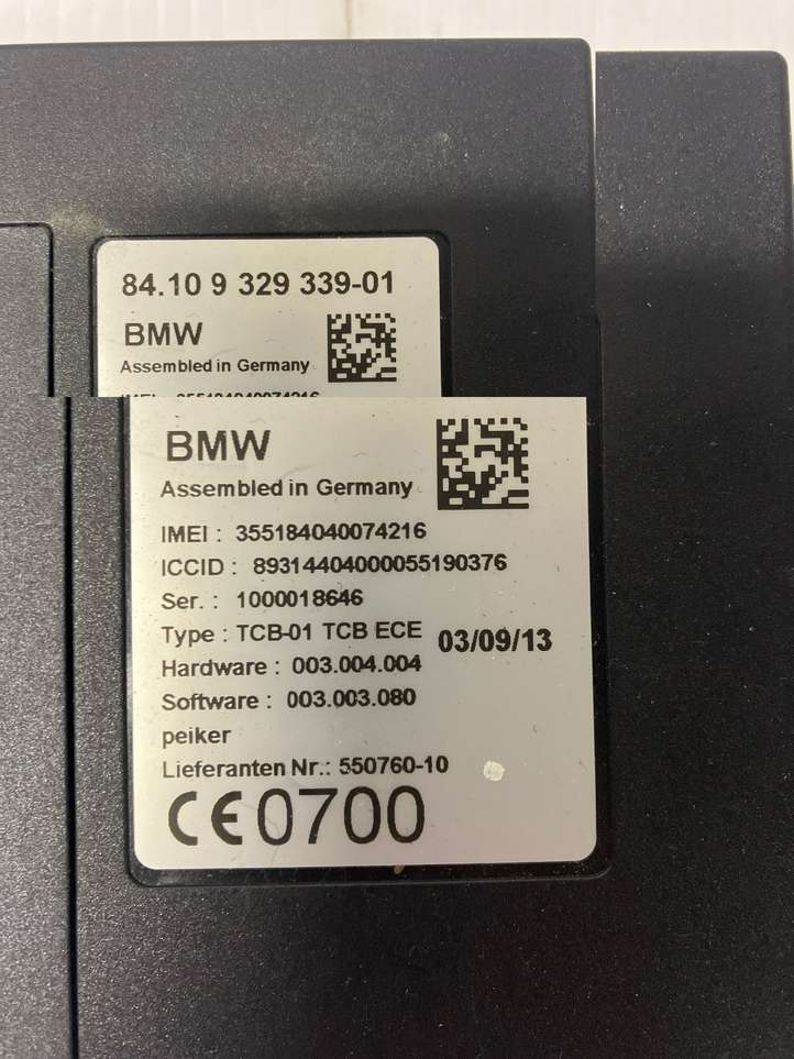 BMW 3 F30 F35 F31 (2012 - 2018)  1000018646 Блок управление GSM