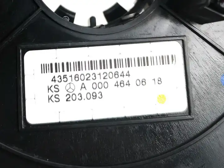 Mercedes-Benz C W203 (2000 - 2007) a2095400145 Контактное кольцо SRS — фото 6