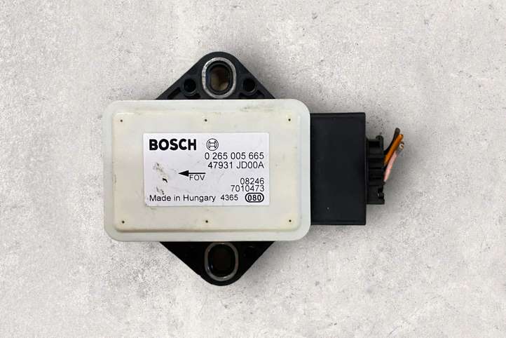 Nissan Qashqai (2006 - 2010)  47931JD00A Датчик ESP (системы стабильности) (датчик курсовой устойчивости))