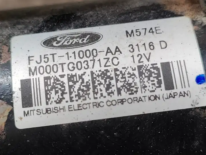 Ford Fusion II (2013 - ) FJ5T11000AA Стартер — фото 4