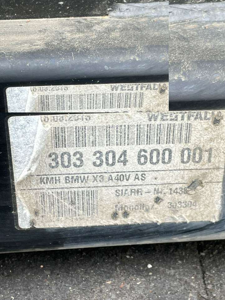 BMW X3 E83 (2003 - 2010)   Съемный крюк