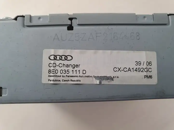 Audi A4 S4 B7 8E 8H (2004 - 2009) 8E0035111D CD/DVD чейнджер — фото 4